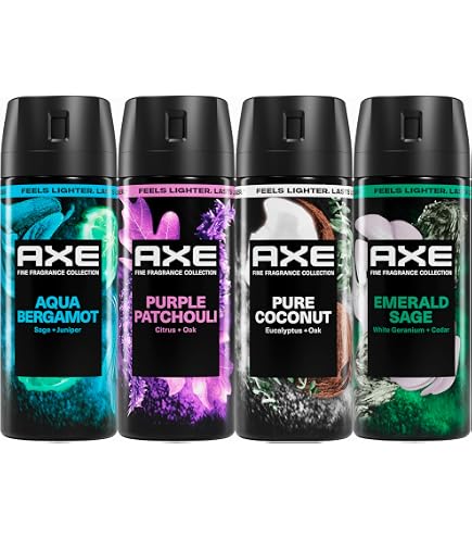 Amazon.com : AXE Fine Fragrance Body Spray Variety Pack 4 Pack